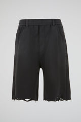 Distressed Hem Shorts