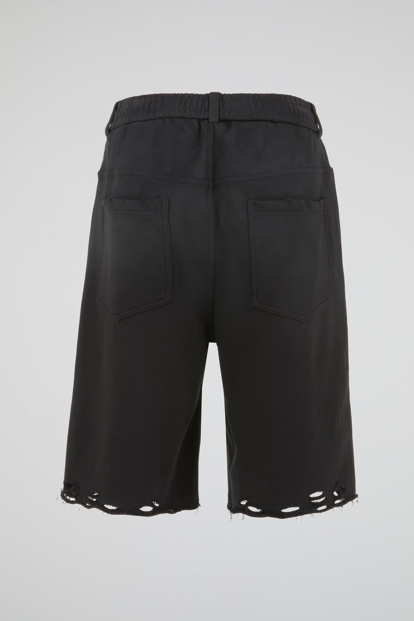 Distressed Hem Shorts