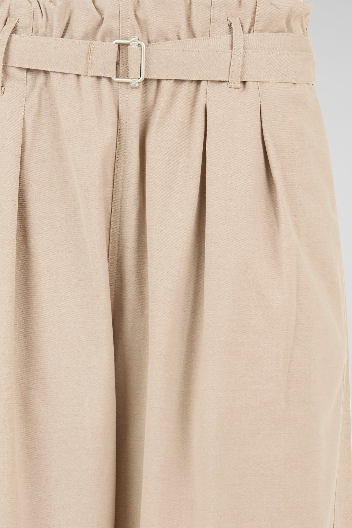 Belted Tailored Short Khaki