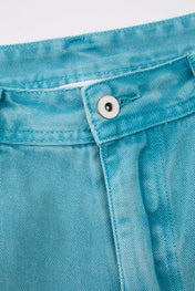 White Pleated Carpenter Shorts
