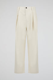 Pleated Wide-Leg Pants