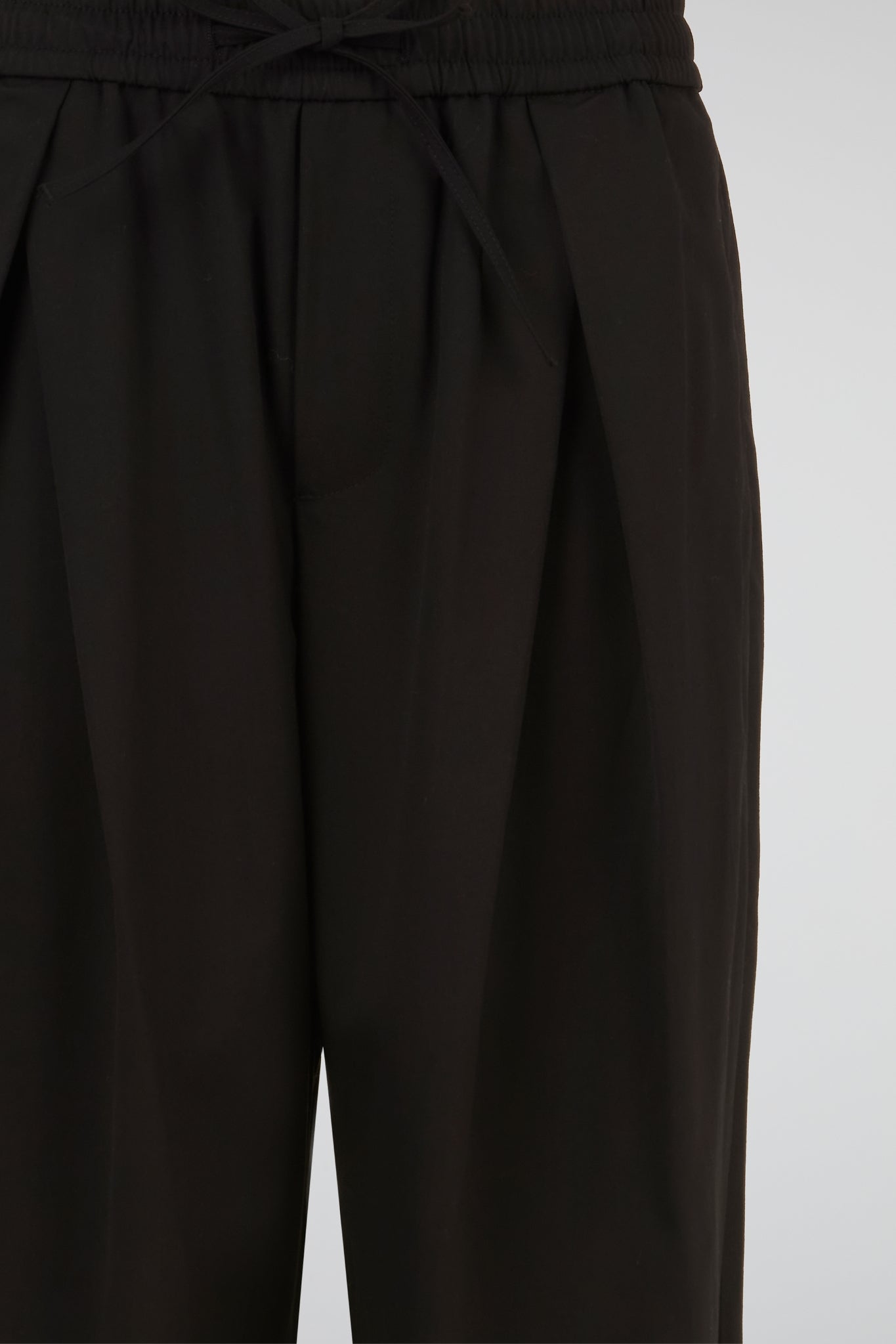 Black Ease Wide Trouser