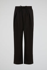 Black Ease Wide Trouser