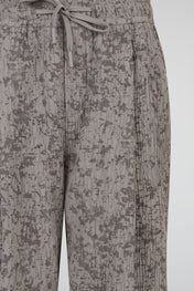 Abstract Print Utility Pants