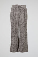Abstract Print Utility Pants