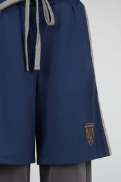 Layered Court Mesh Short Pants