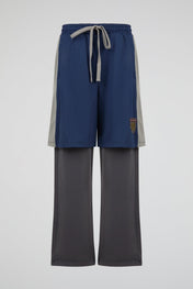 Layered Court Mesh Short Pants