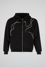 Black Embellished Track Suit