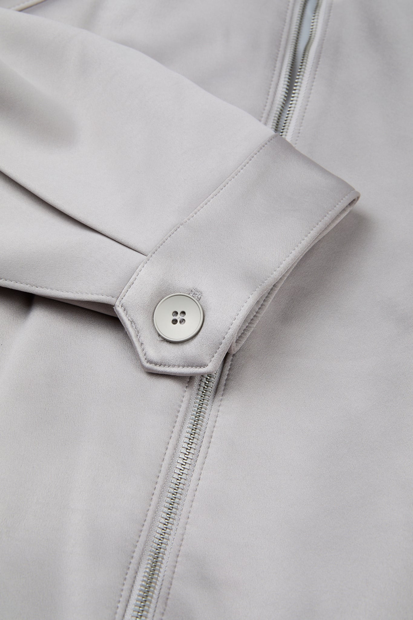 Apricot Cropped Zip Jacket
