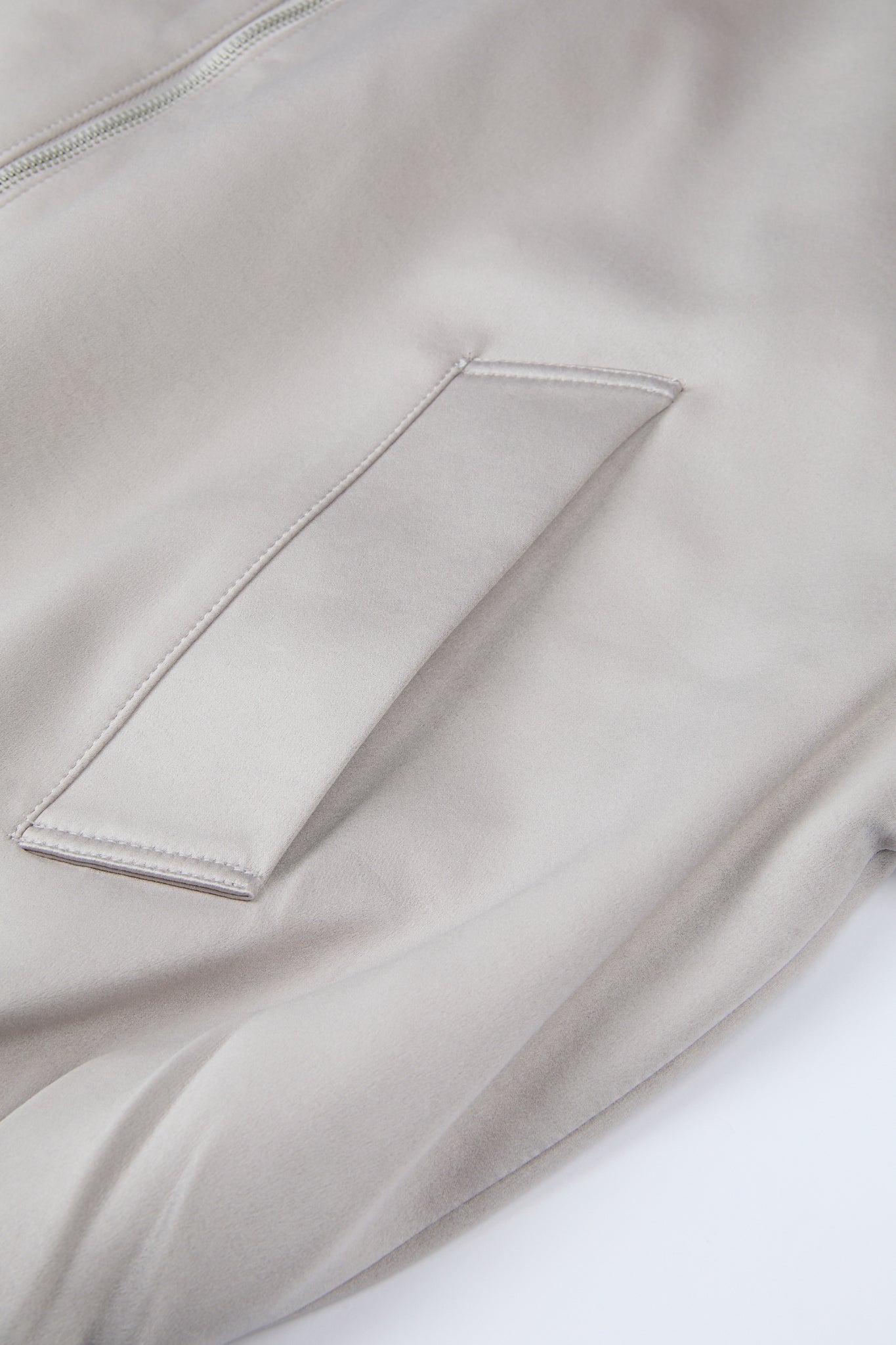 Apricot Cropped Zip Jacket