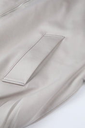 Apricot Cropped Zip Jacket