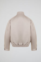 Apricot Cropped Zip Jacket