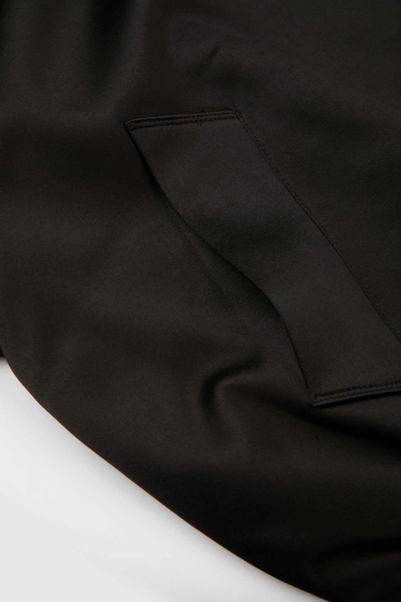 Black Cropped Zip Jacket