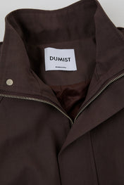 Brown Cropped Zip Jacket