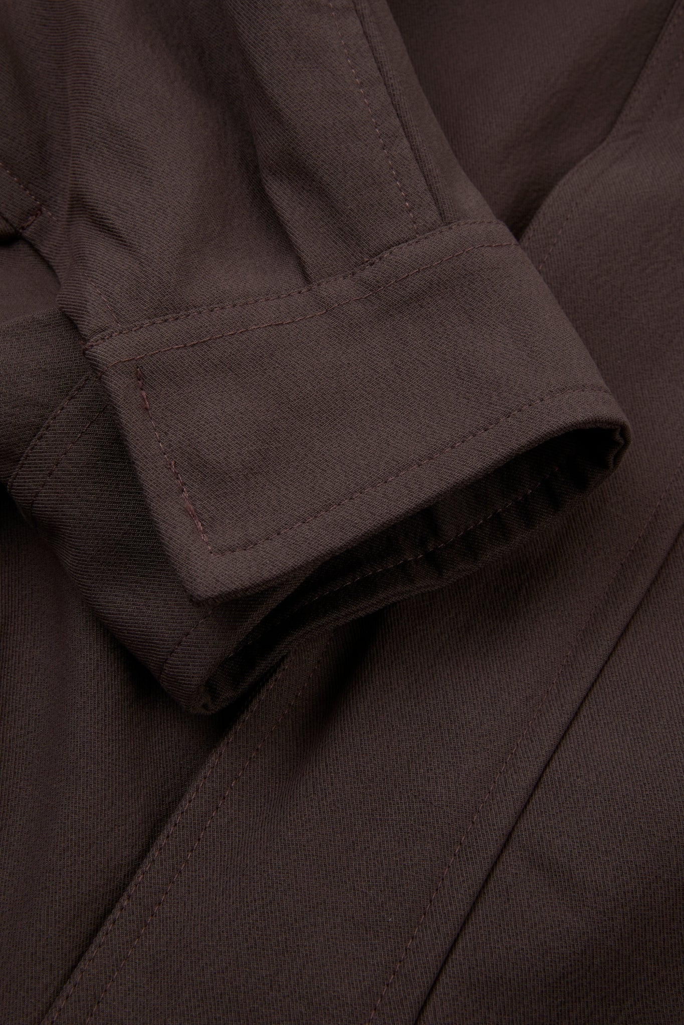Brown Cropped Zip Jacket