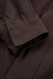 Brown Cropped Zip Jacket