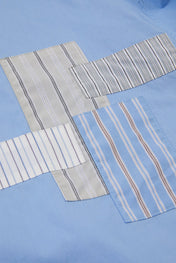 Patchwork Shirt Blue