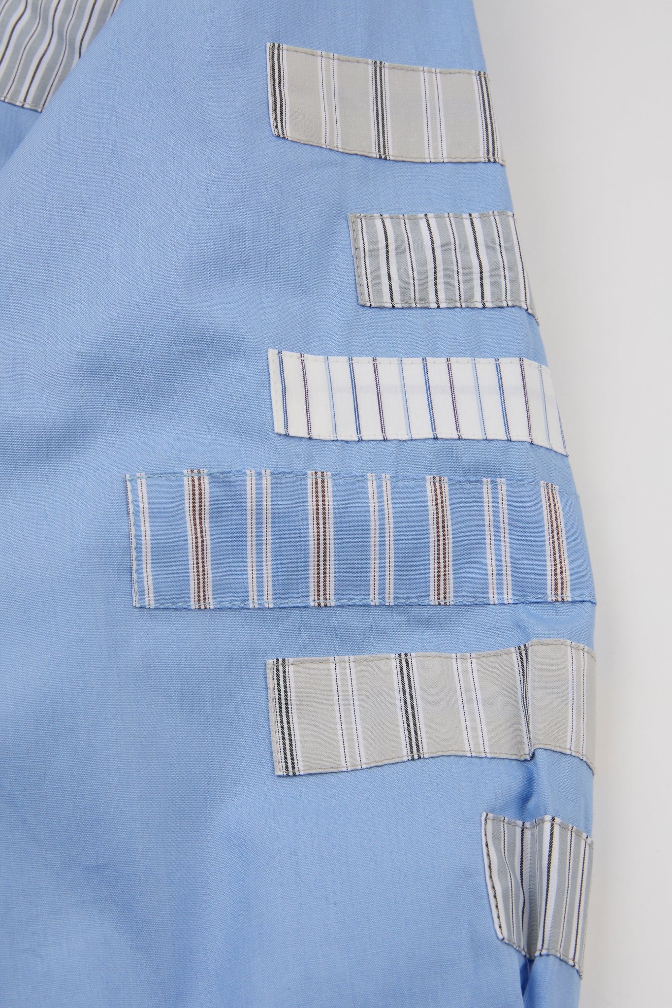 Patchwork Shirt Blue