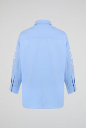 Patchwork Shirt Blue