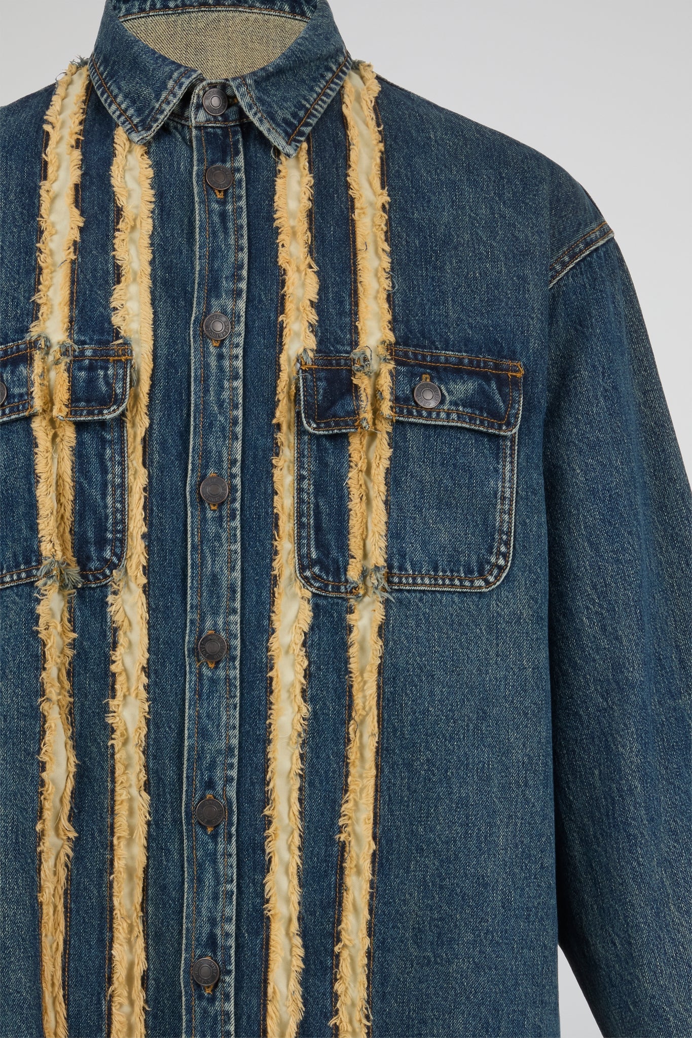 Fringed Denim Shirt