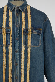 Fringed Denim Shirt