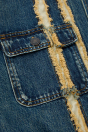 Fringed Denim Shirt