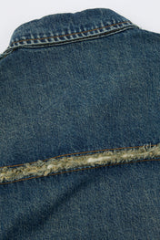 Fringed Denim Shirt