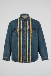 Fringed Denim Shirt