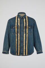 Fringed Denim Shirt