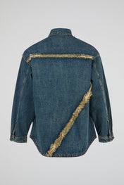 Fringed Denim Shirt