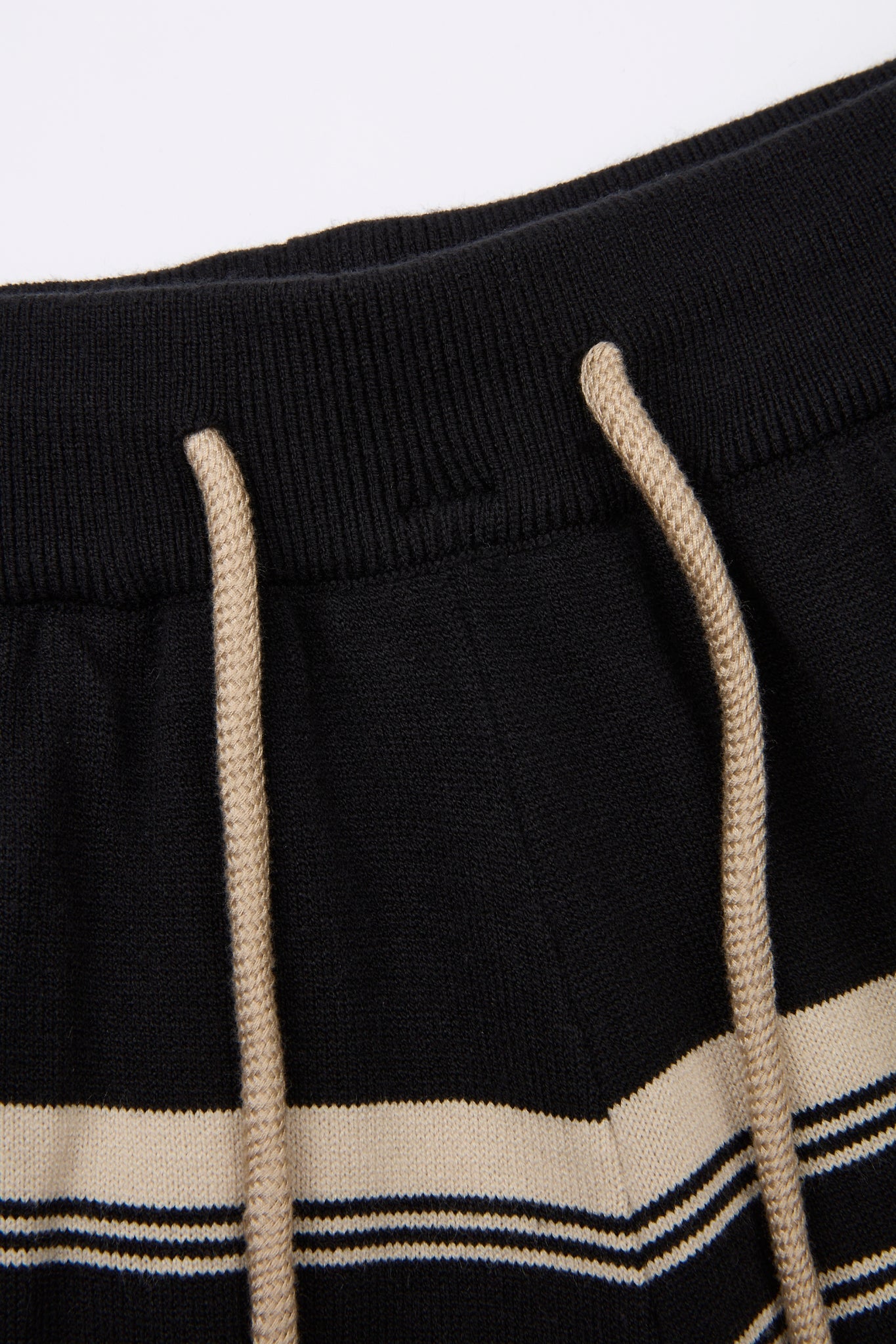 Striped Knit Wide Shorts