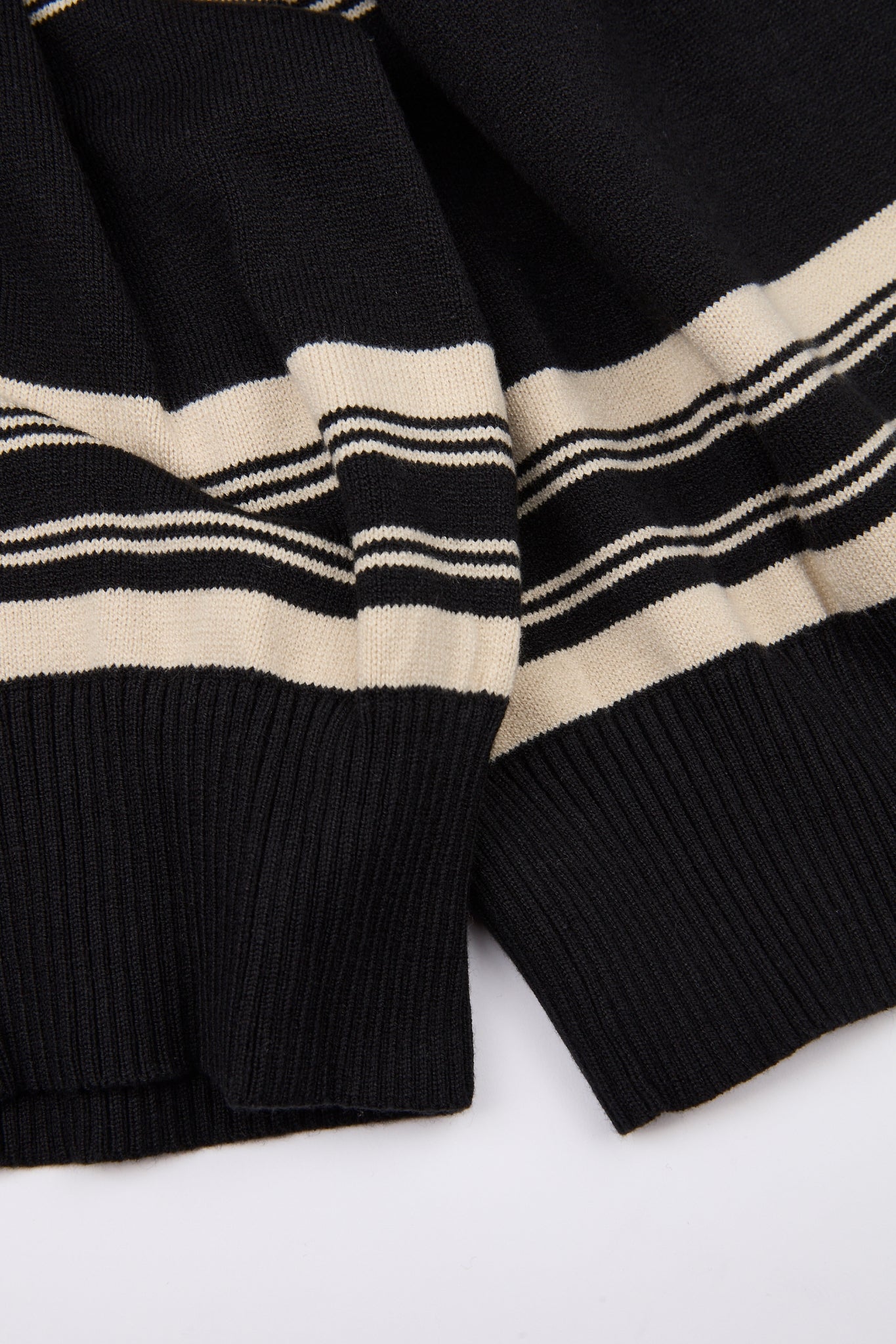 Striped Knit Wide Shorts