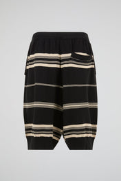 Striped Knit Wide Shorts