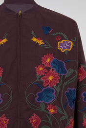 Embroidered Zip Jacket