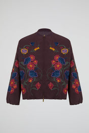 Embroidered Zip Jacket