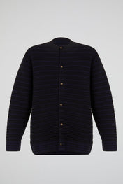 Ribbed Knit Button Cardigan