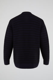 Ribbed Knit Button Cardigan