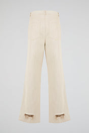 Beige Cargo Pants Relaxed