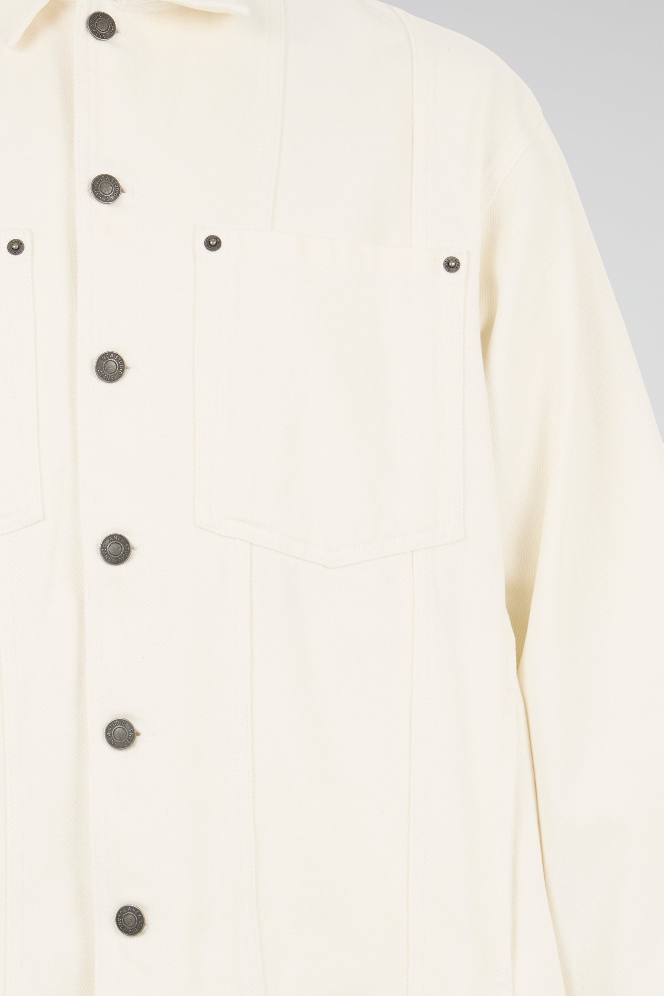 White Multi-Pocket Denim Jacket