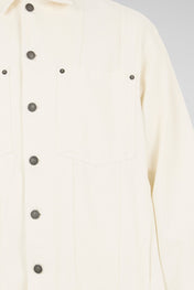 White Multi-Pocket Denim Jacket