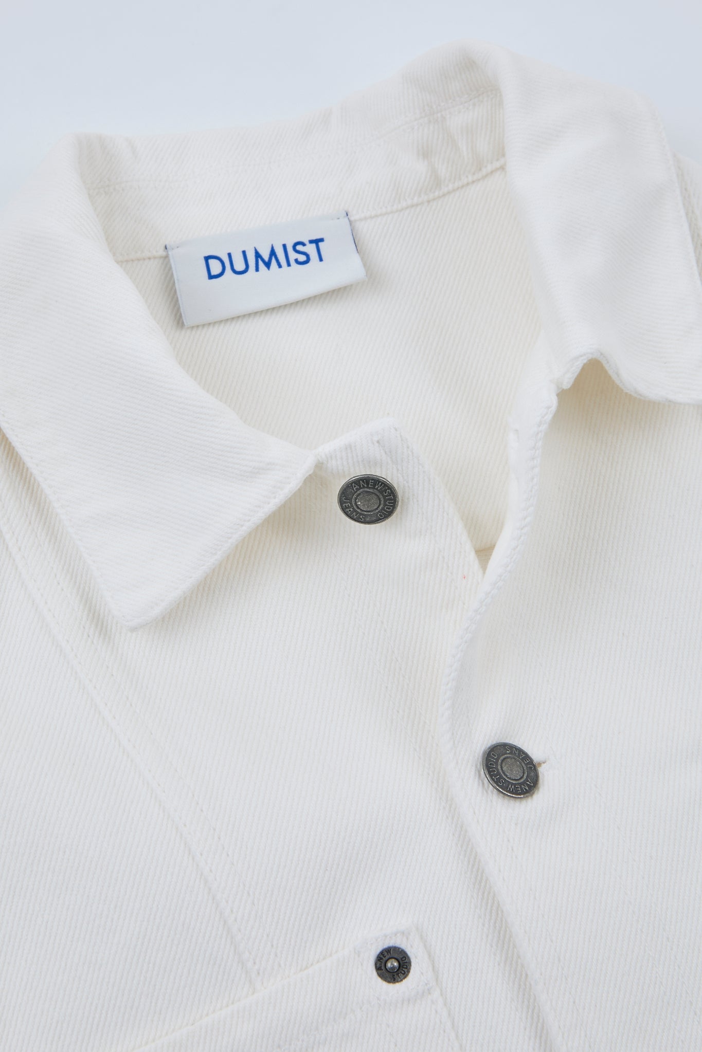 White Multi-Pocket Denim Jacket