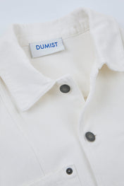 White Multi-Pocket Denim Jacket
