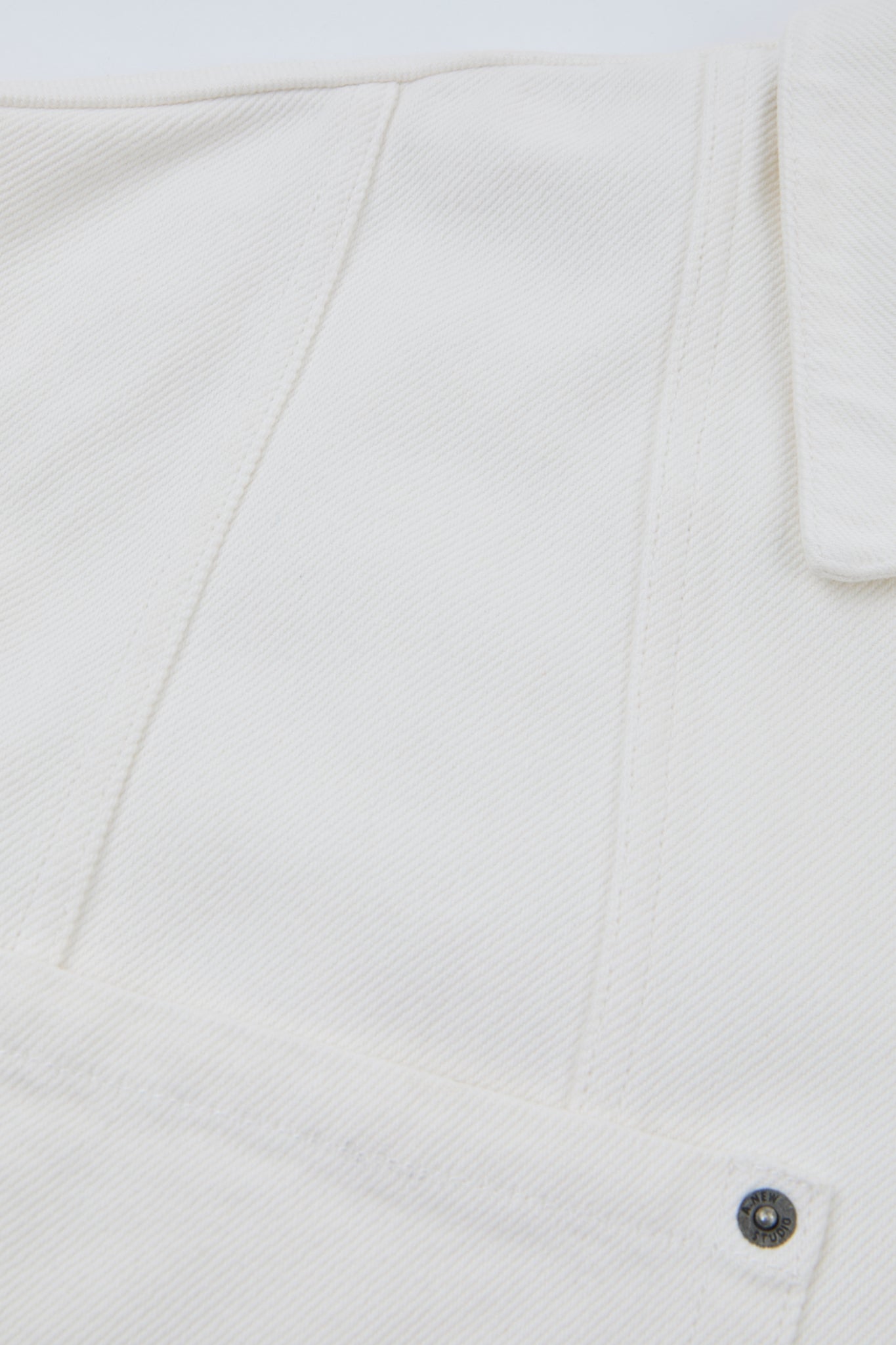 White Multi-Pocket Denim Jacket