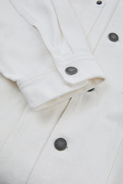 White Multi-Pocket Denim Jacket