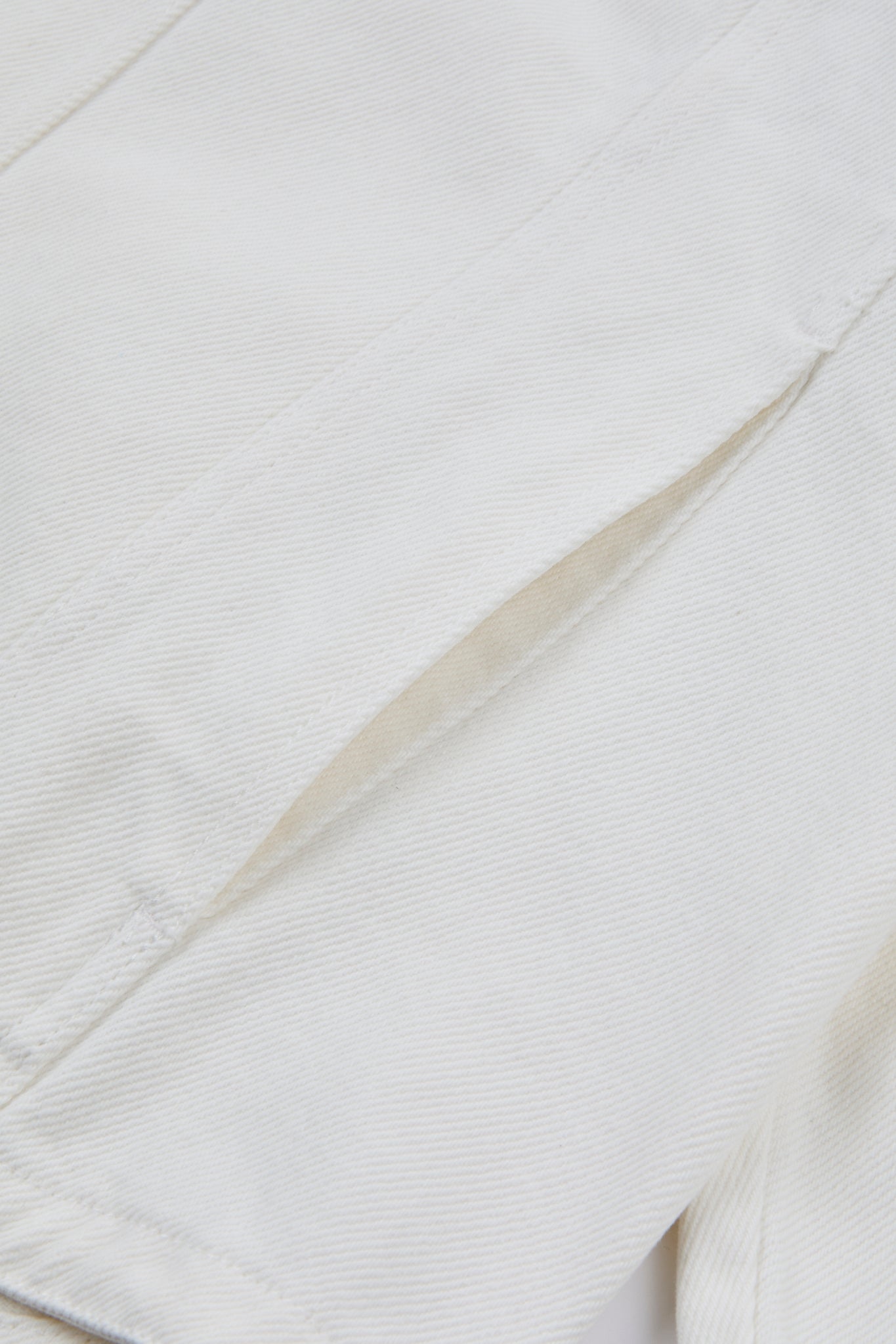 White Multi-Pocket Denim Jacket