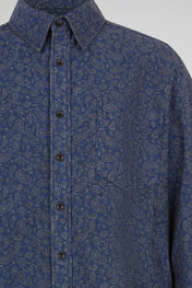 Blue Jacquard Shirt