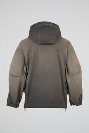 Distressed Hooded Utility Bomber