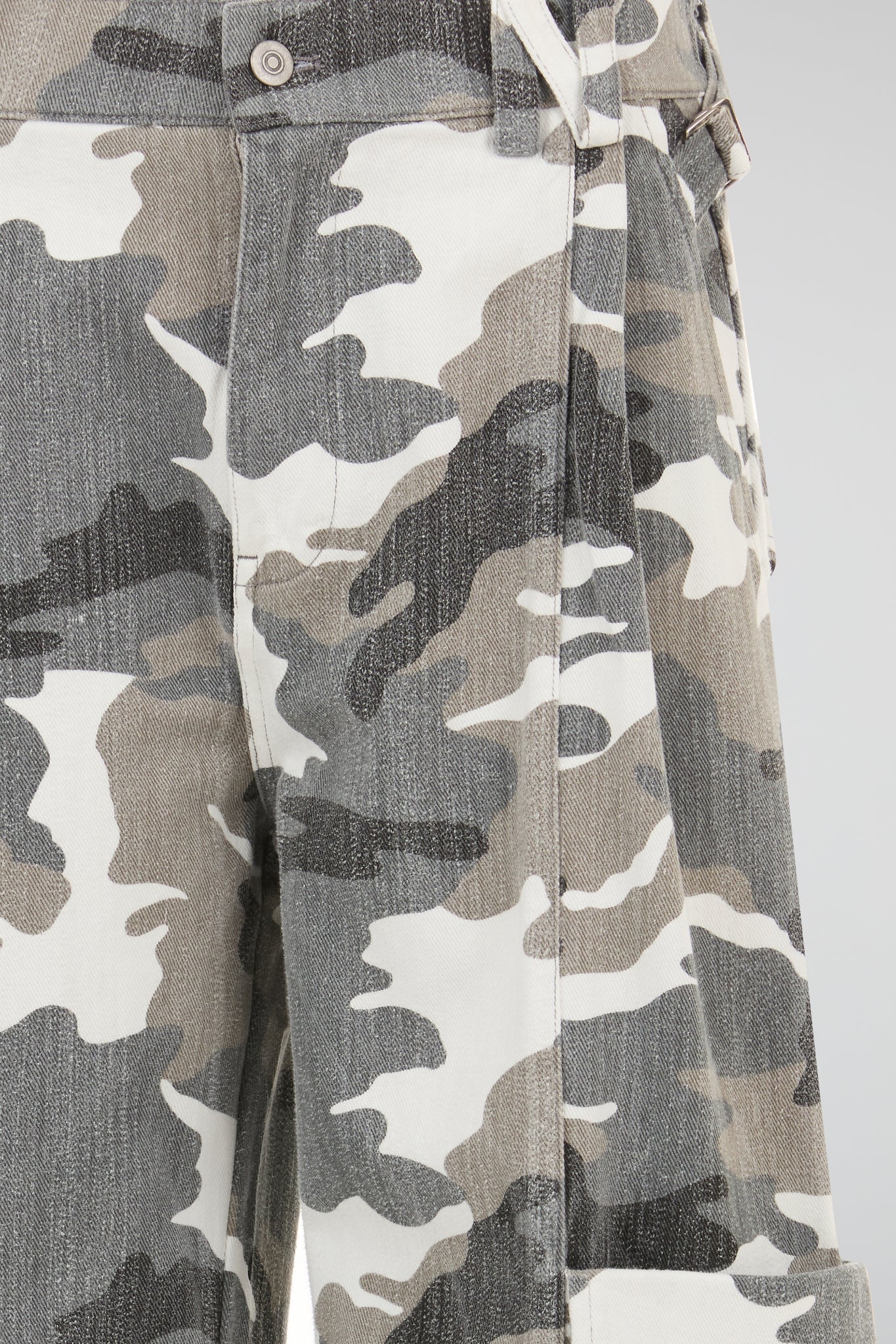 Camo Deconstructed Cargo Pants