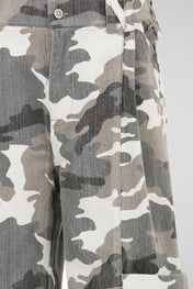 Camo Deconstructed Cargo Pants