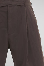 Cross-Waist Tailored Short